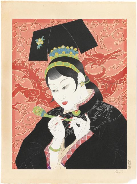 Les Jades by Paul Jacoulet